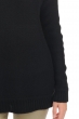 Yak cashmere donna maglioni in filato grosso ygritte nero t2