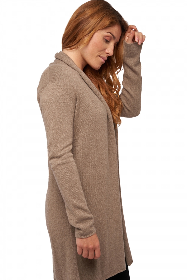  cashmere donna cappotti natural lala natural brown s