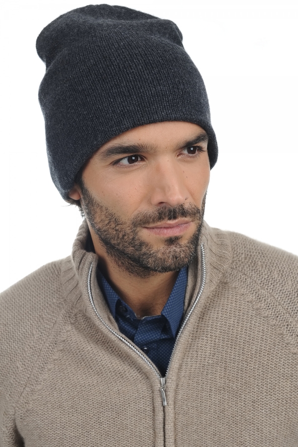 Cashmere accessori berretti aiden antracite chine grigio chine 26 x 23 cm
