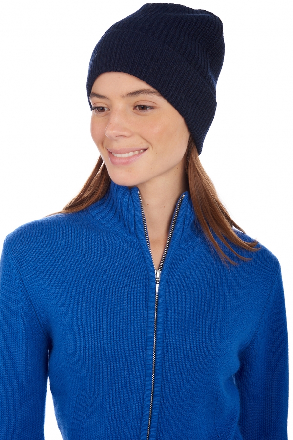 Cashmere accessori berretti armix blu notte 24 x 23 cm