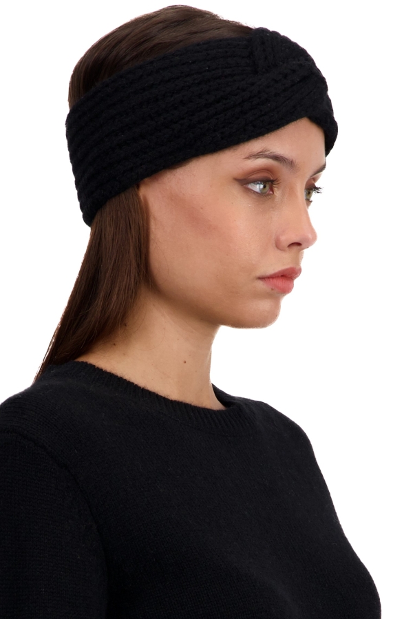 Cashmere accessori berretti taka nero 22 x 10 cm