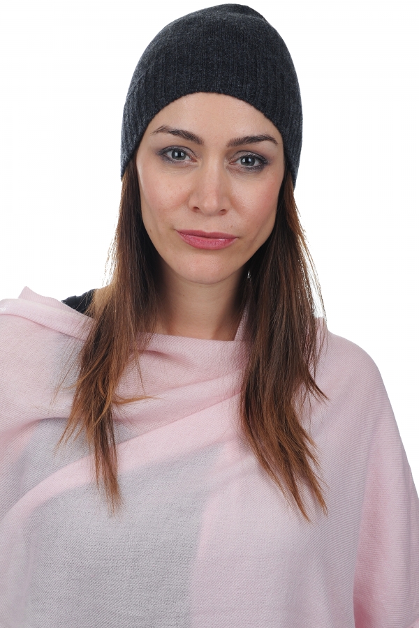 Cashmere accessori berretti tetous antracite chine 22 x 19 cm