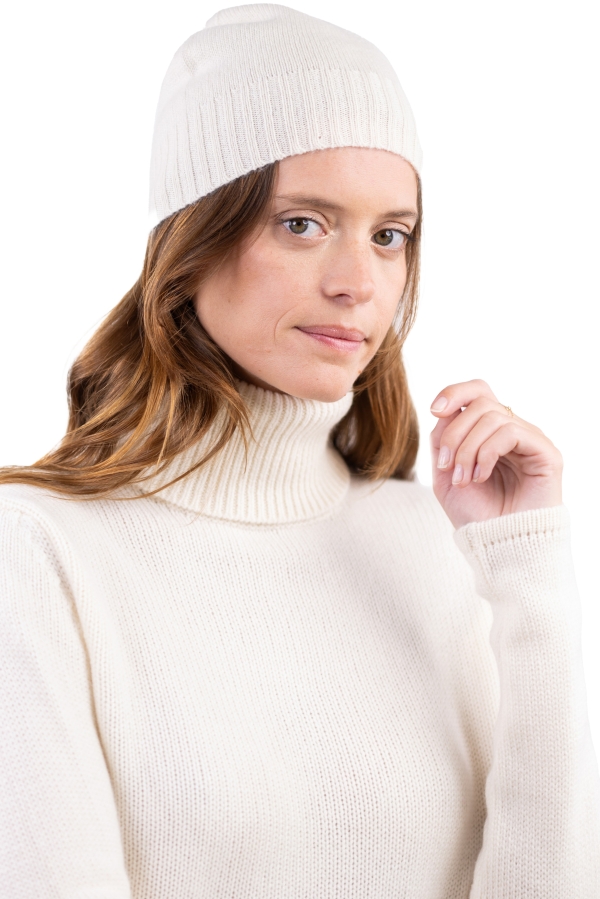 Cashmere accessori berretti tetous ecru 22 x 19 cm