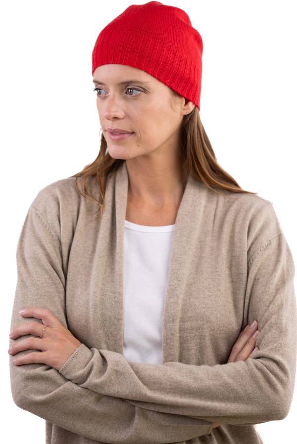 Cashmere accessori berretti tetous rouge 22 x 19 cm