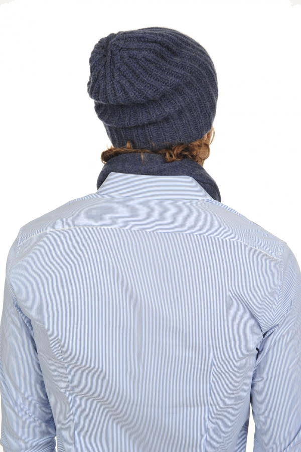 Cashmere accessori berretti youpie indigo 26 x 26 cm