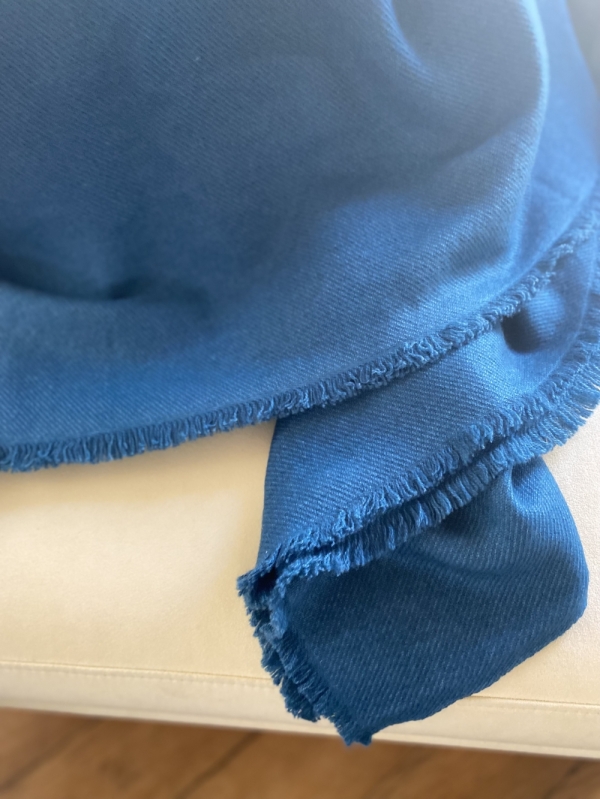 Cashmere accessori cocooning toodoo plain l 220 x 220 blu anatra 220x220cm