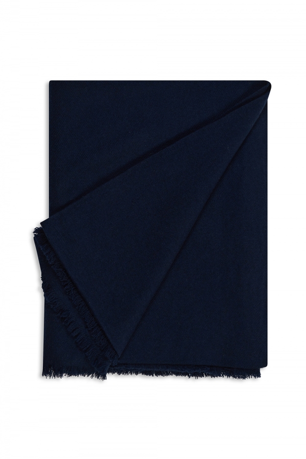 Cashmere accessori cocooning toodoo plain s 140 x 200 blu navy 140 x 200 cm