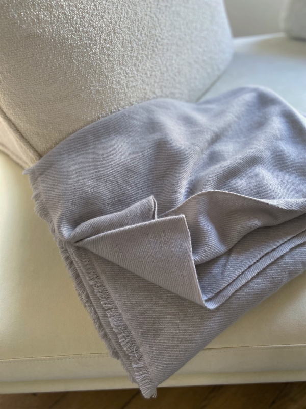 Cashmere accessori novita toodoo plain s 140 x 200 grigio perla 140 x 200 cm