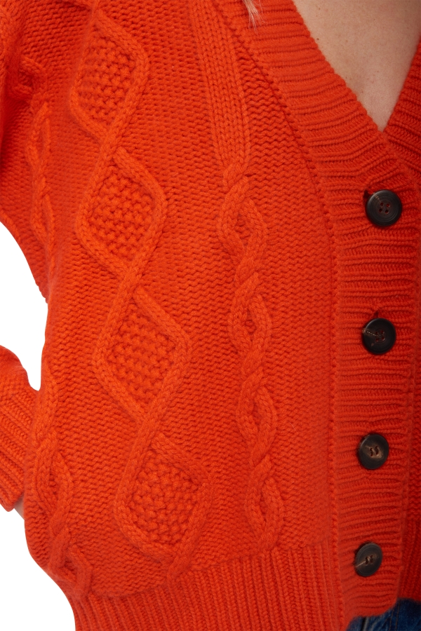 Cashmere accessori valaska bloody orange 2xl