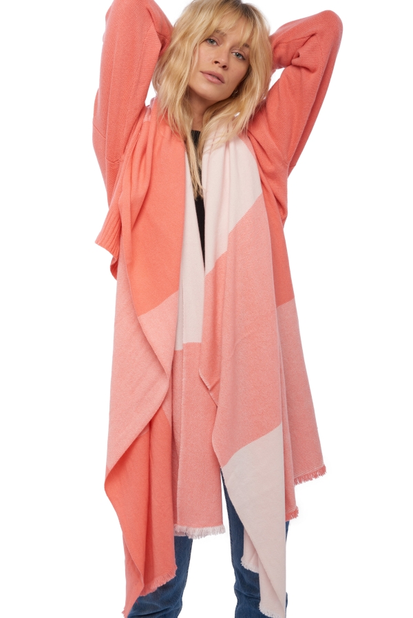 Cashmere accessori verona rosa pallido peach 225 x 75 cm