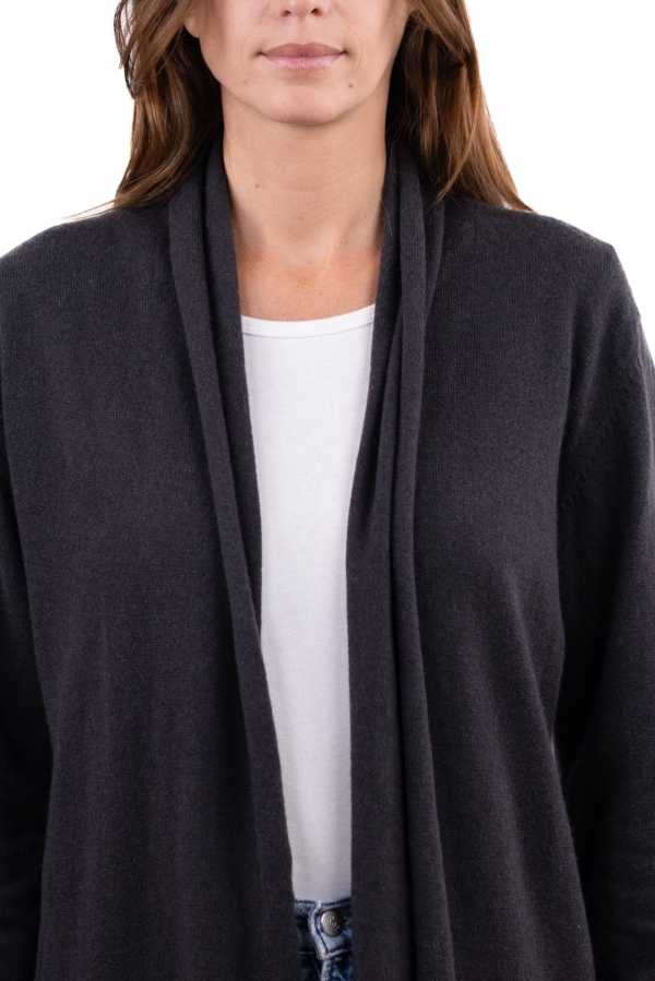 Cashmere cashmere donna cappotti pucci grigio antracite 2xl