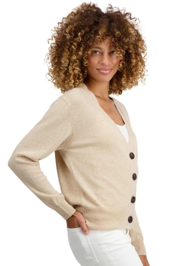 Cashmere cashmere donna cardigan talitha natural beige 2xl
