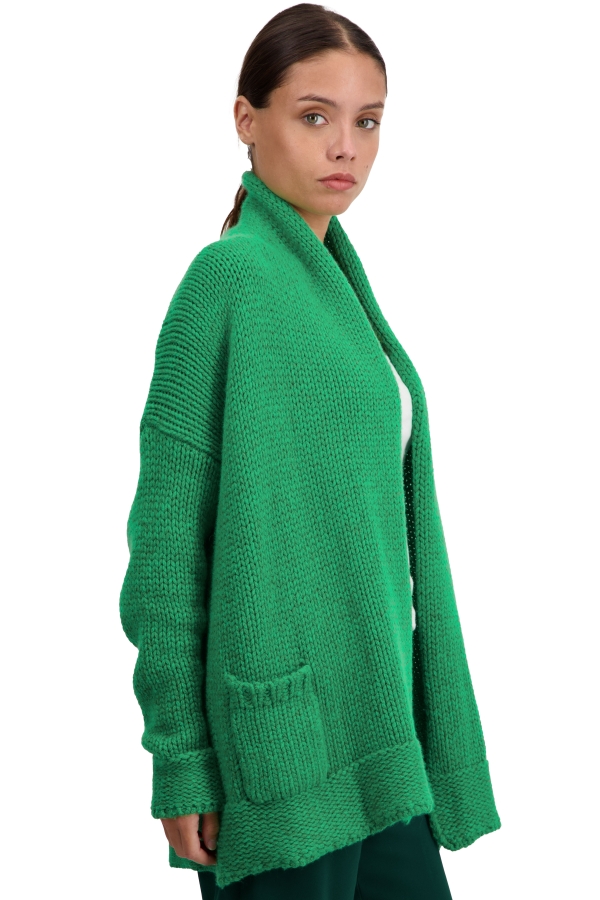 Cashmere cashmere donna cardigan vienne basil new green m