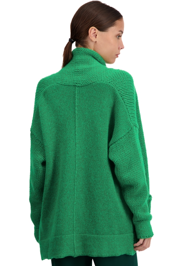 Cashmere cashmere donna cardigan vienne basil new green s