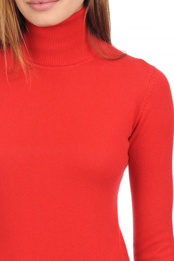 Cashmere cashmere donna collo alto lili premium rosso 2xl