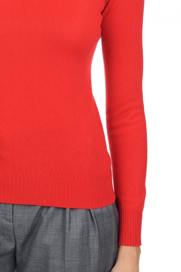 Cashmere cashmere donna collo alto lili premium rosso 2xl