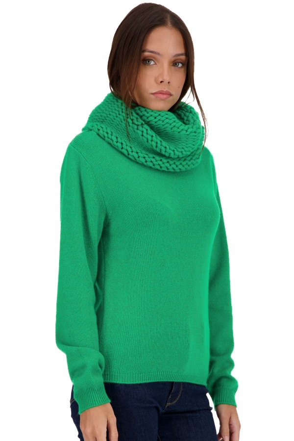 Cashmere cashmere donna collo alto tisha new green 2xl