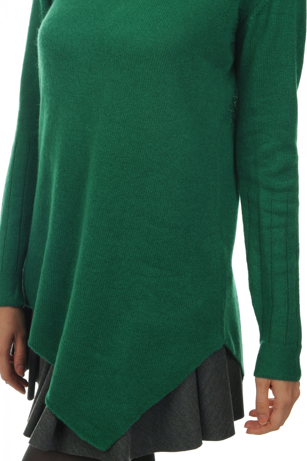 Cashmere cashmere donna gli intramontabile zaia verde inglese 4xl
