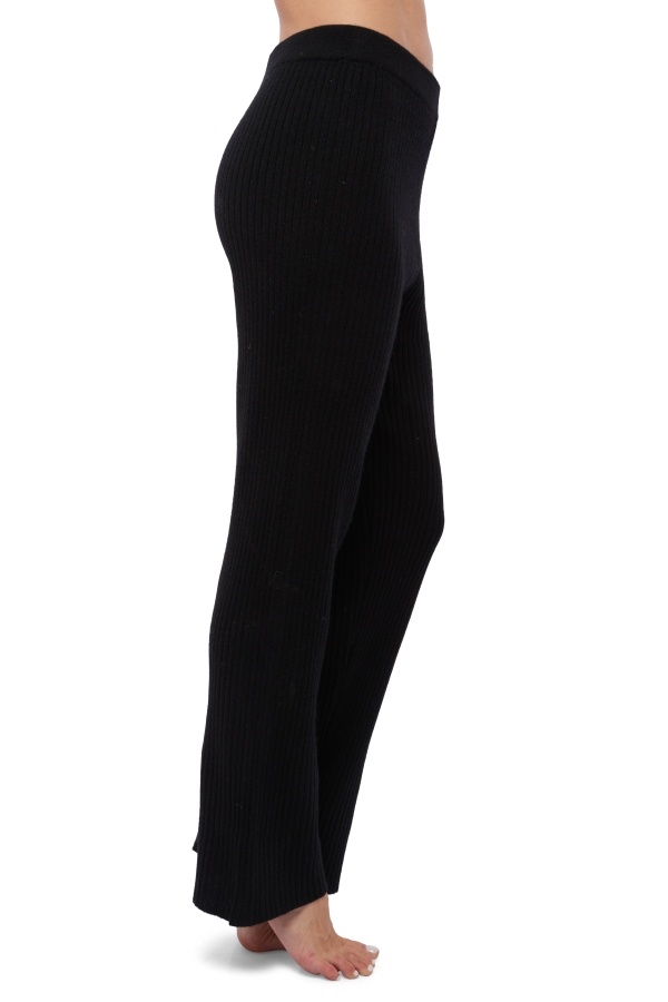 Cashmere cashmere donna pantaloni leggings avignon nero 3xl
