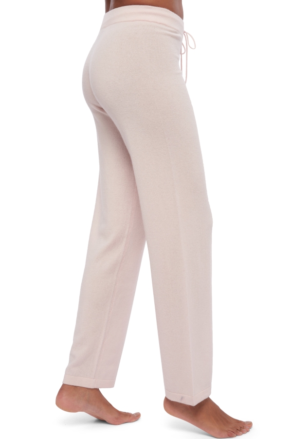Cashmere cashmere donna pantaloni leggings malice rosa pallido 3xl