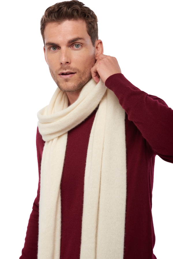 Cashmere cashmere donna sciarpe foulard byblos ivory 220 x 38 cm