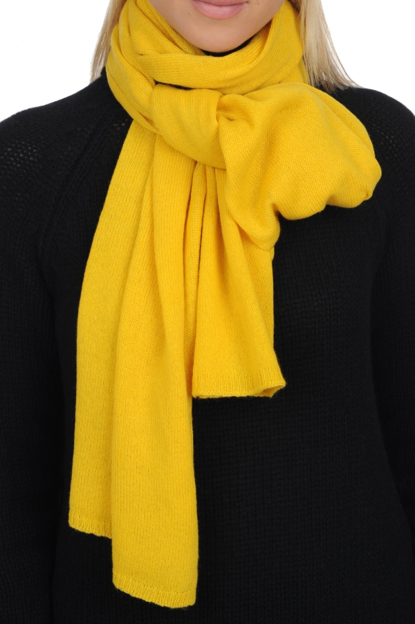 Cashmere cashmere donna sciarpe foulard miaou tournesol 210 x 38 cm