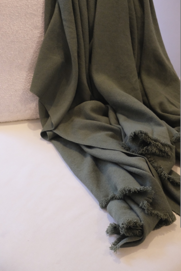 Cashmere cashmere donna toodoo plain m 180 x 220 kaki 180 x 220 cm