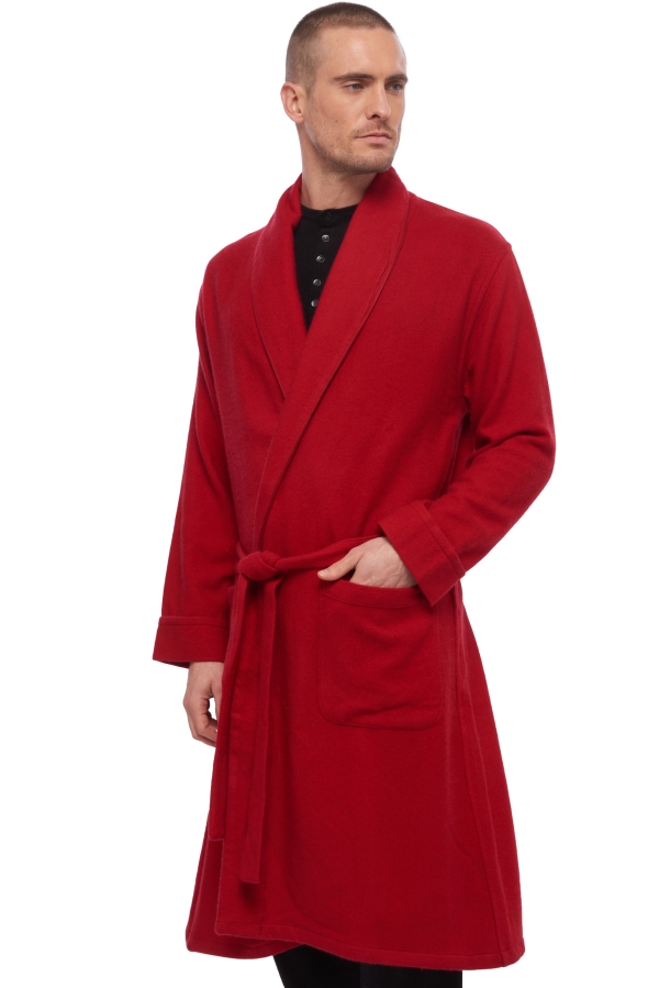 Cashmere uomo cocooning working rosso intenso t3