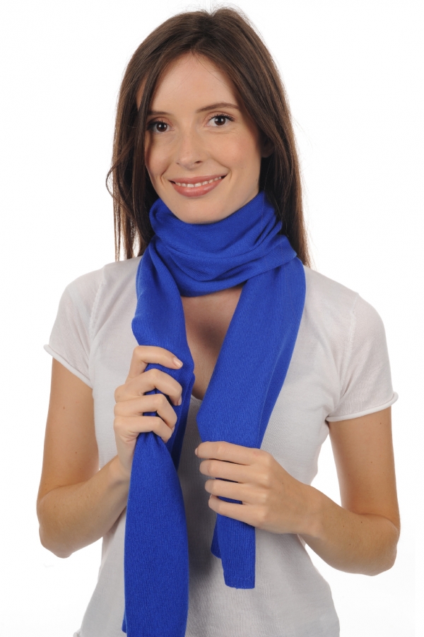 Cashmere uomo sciarpe foulard ozone blu lapis 160 x 30 cm
