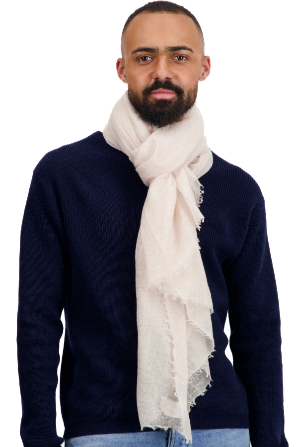 Cashmere uomo sciarpe foulard tonka sabbia 200 cm x 120 cm