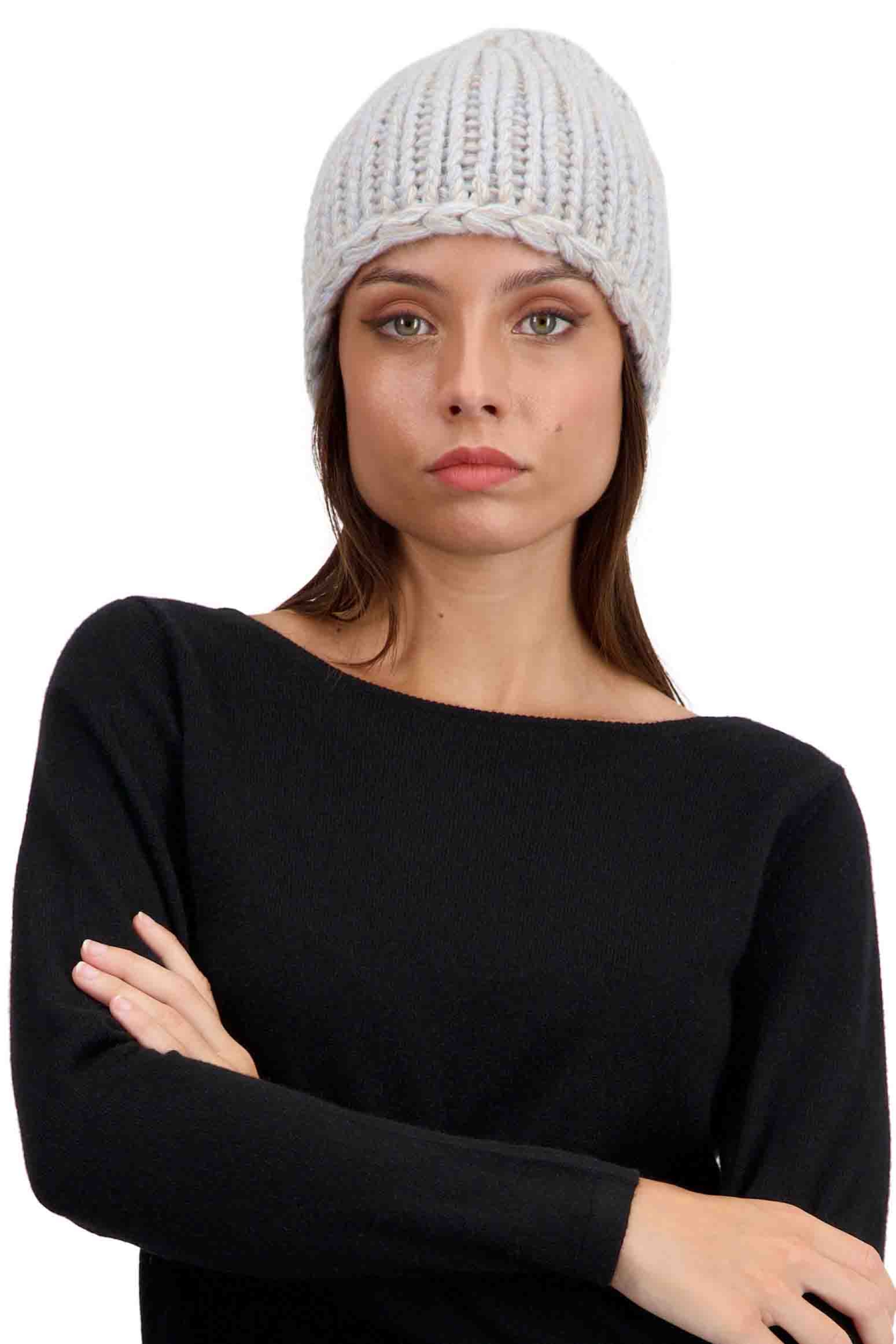 Cashmere accessori berretti tchoopy flanella chine cammello natural ecru 26 x 23 cm