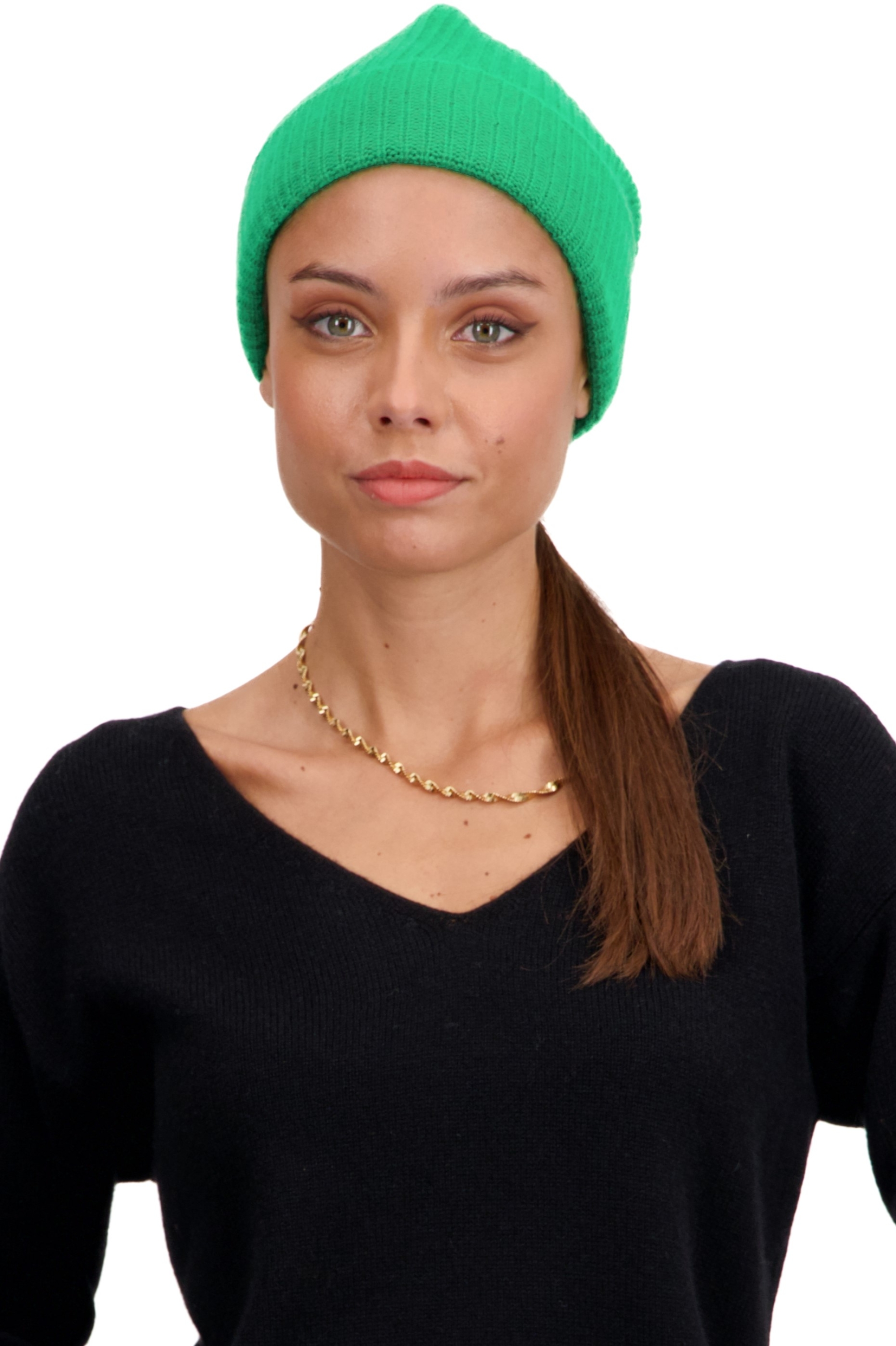 Cashmere accessori berretti terra new green 26 x 24 cm