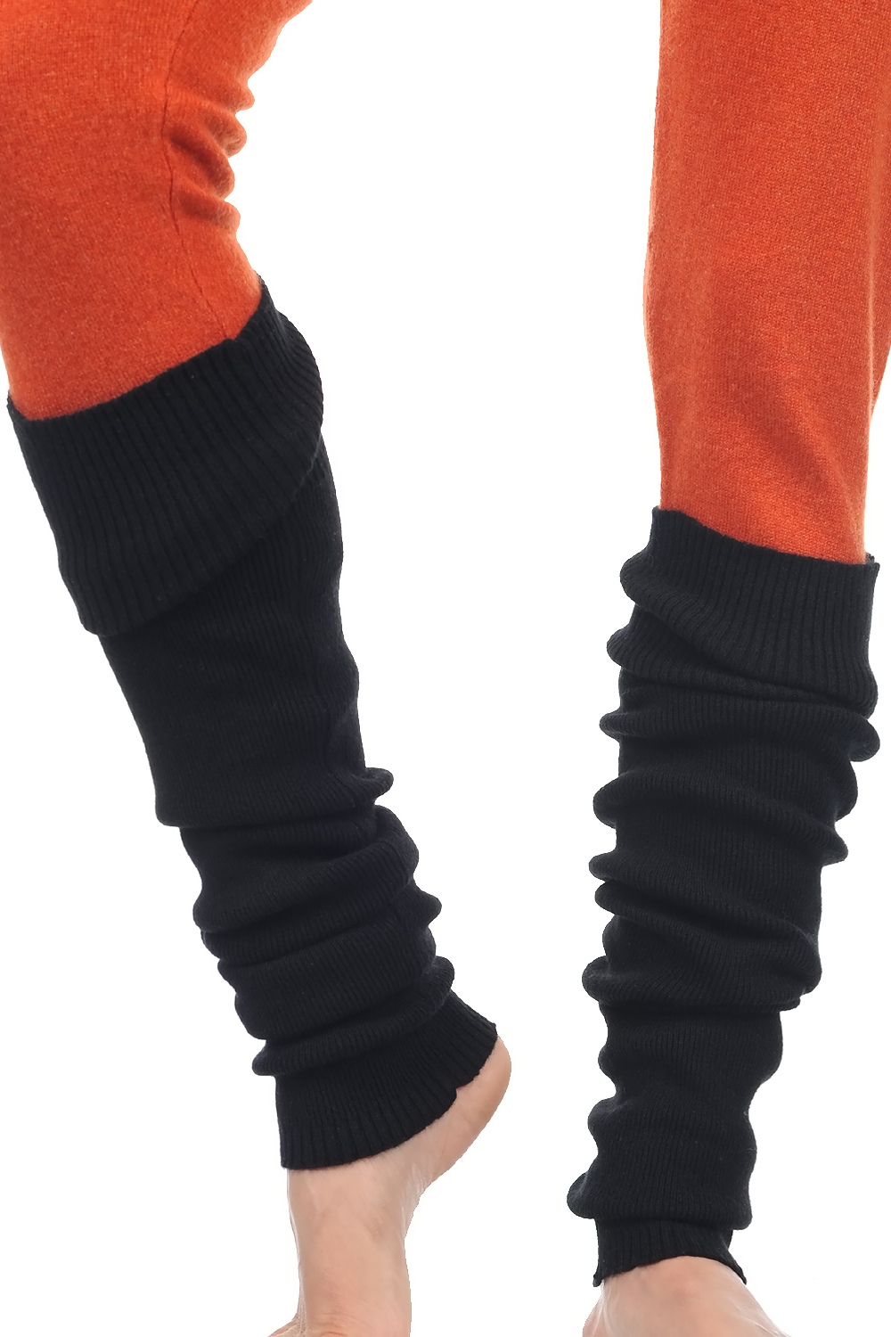 Cashmere accessori calze edwige nero 60 cm