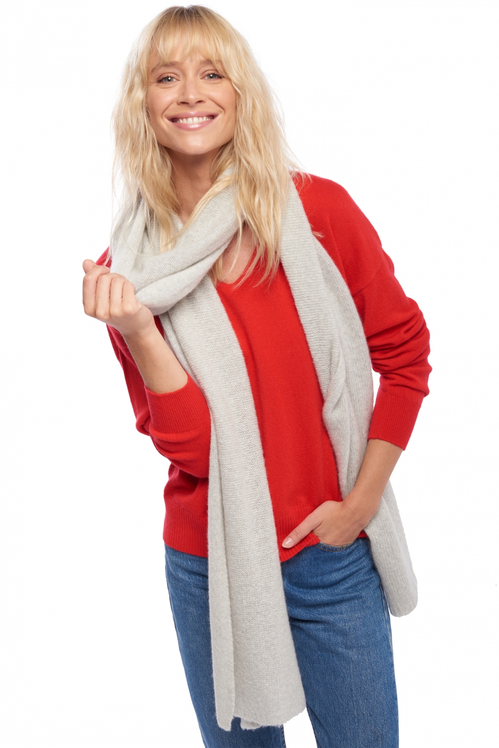 Cashmere accessori sciarpe foulard byblos mist 220 x 38 cm