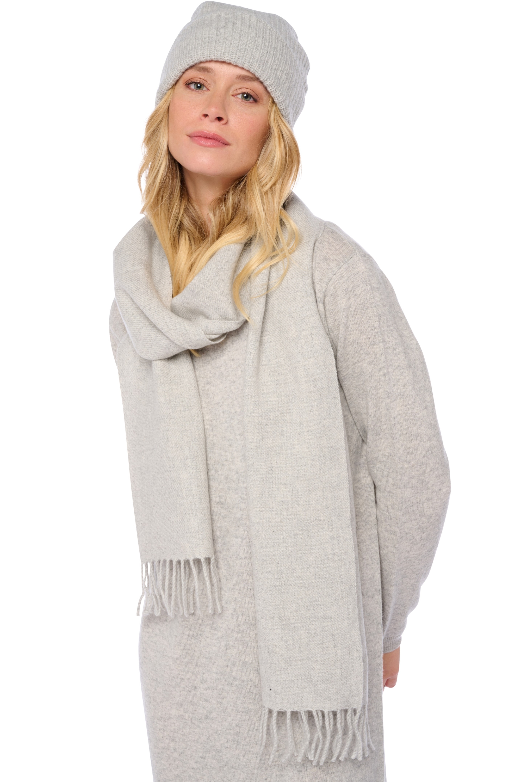 Cashmere accessori sciarpe foulard kazu200 flanella chine 200 x 35 cm