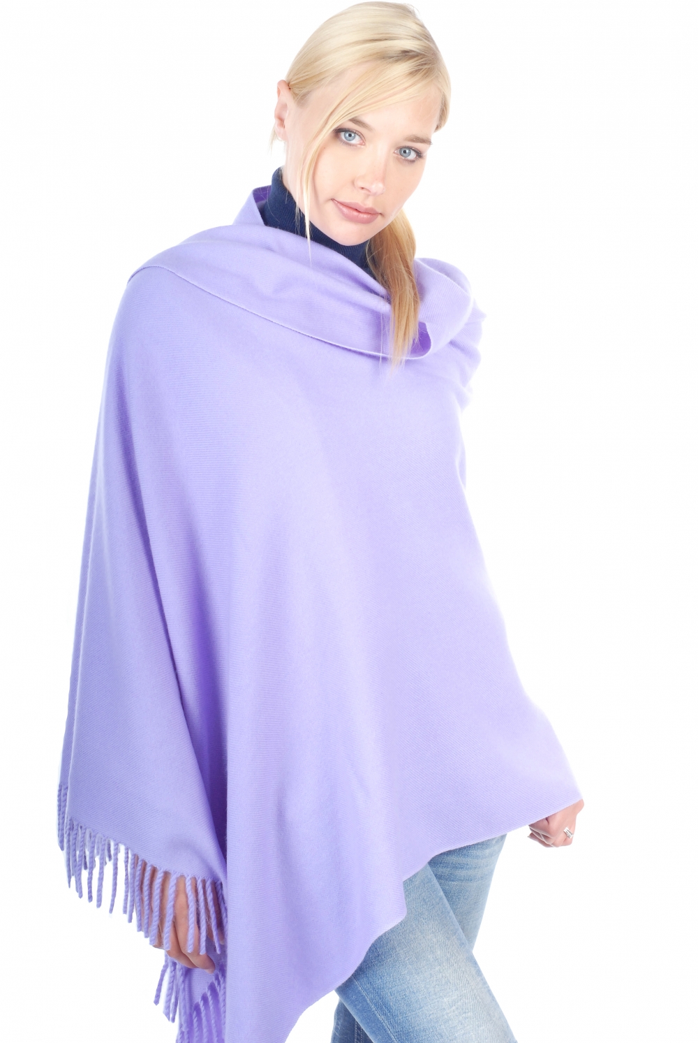 Cashmere accessori sciarpe foulard niry lavanda solare 200x90cm
