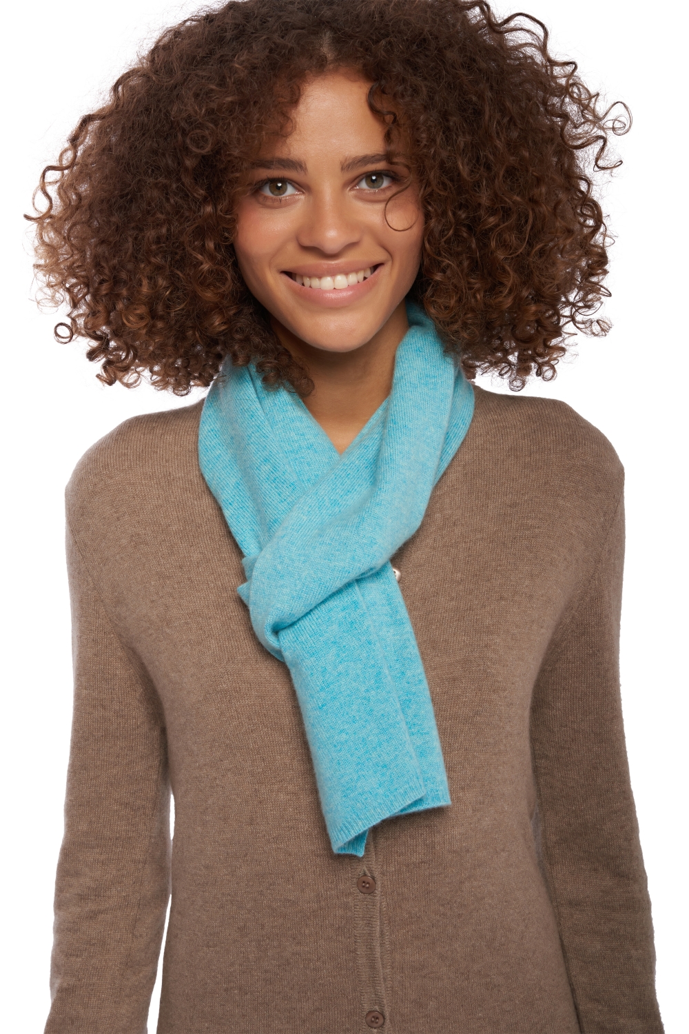 Cashmere accessori sciarpe foulard ozone piscine 160 x 30 cm
