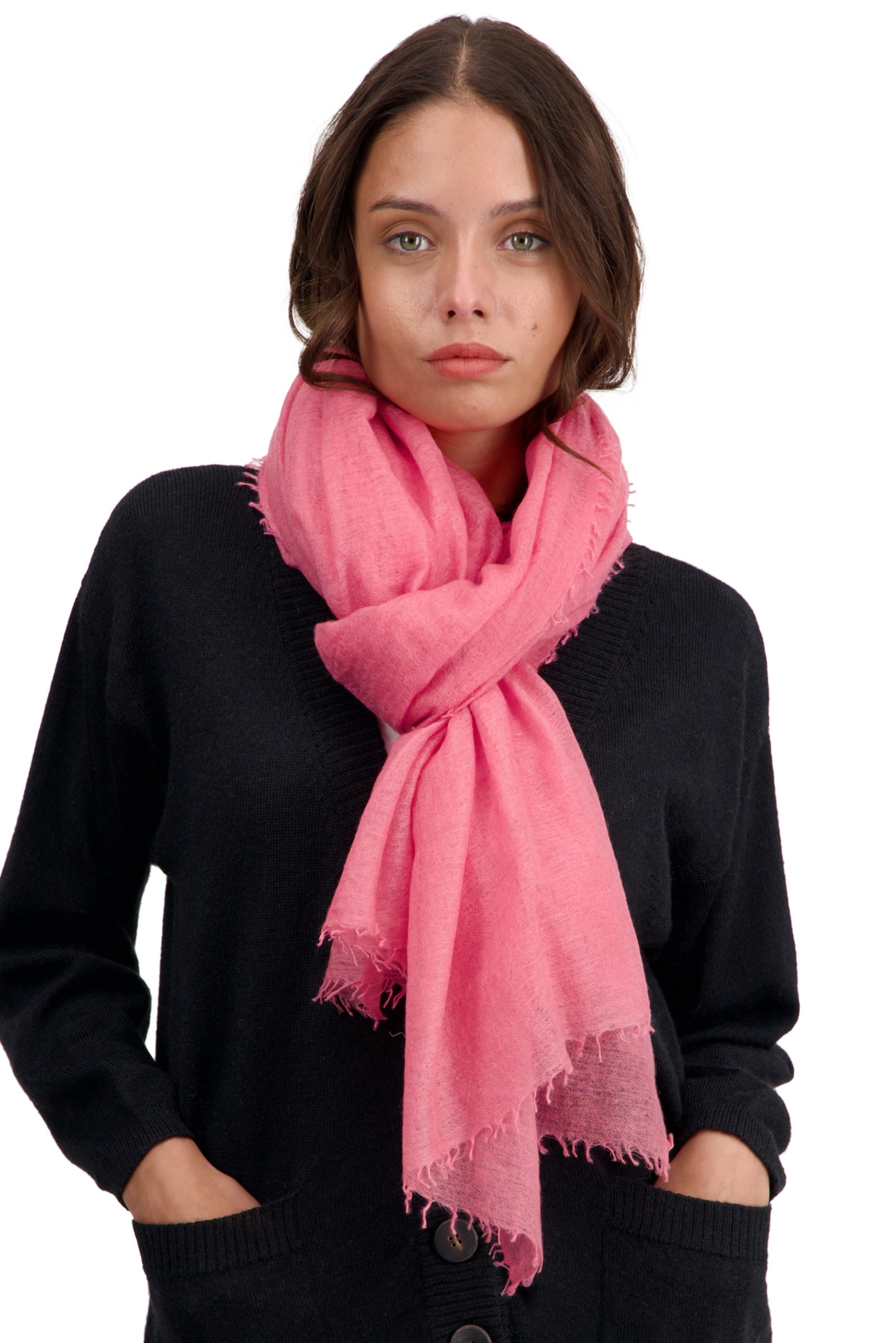 Cashmere accessori sciarpe foulard tonka sorbet 200 cm x 120 cm