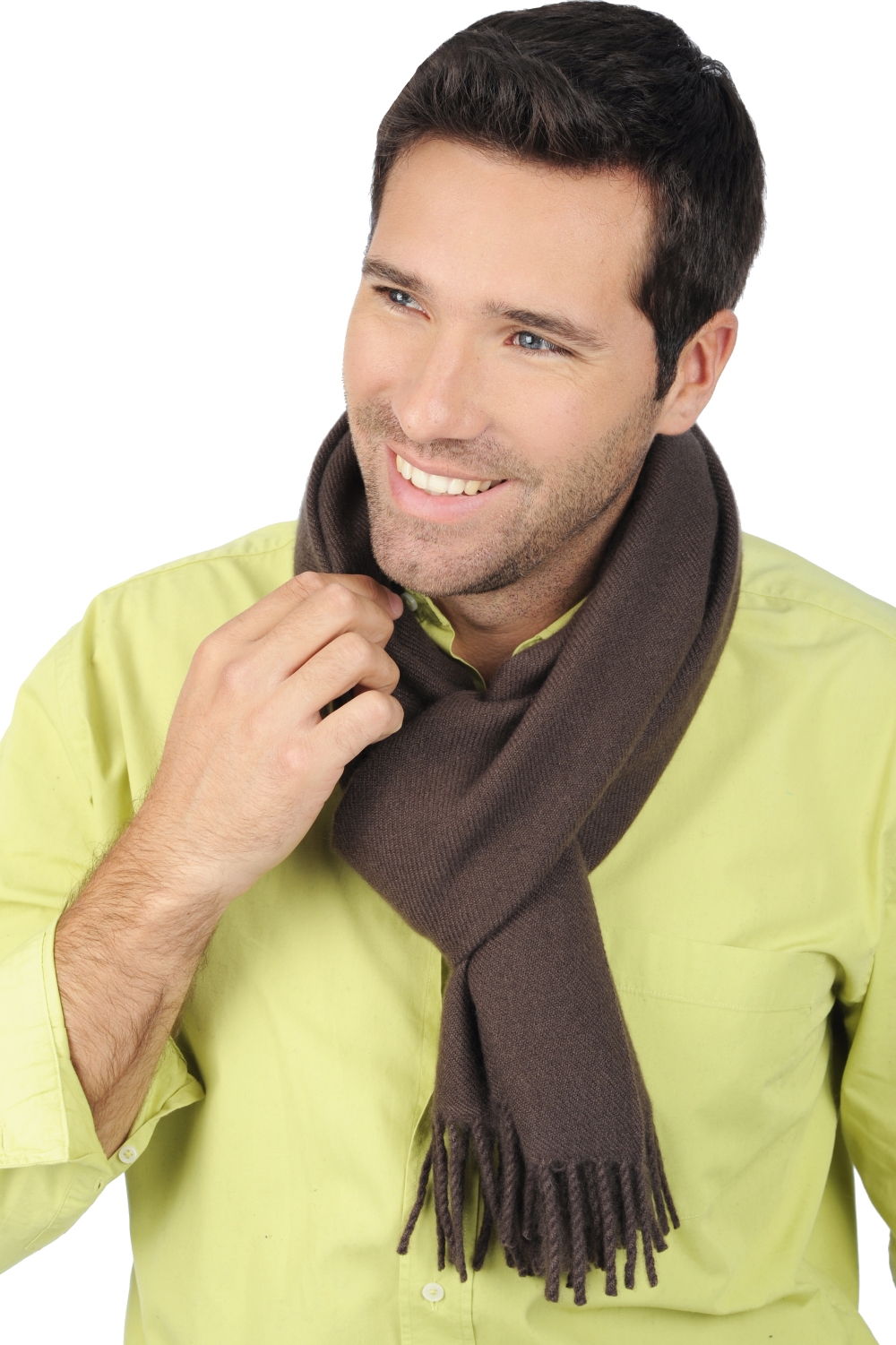 Cashmere accessori sciarpe foulard zak170 brownies 170 x 25 cm