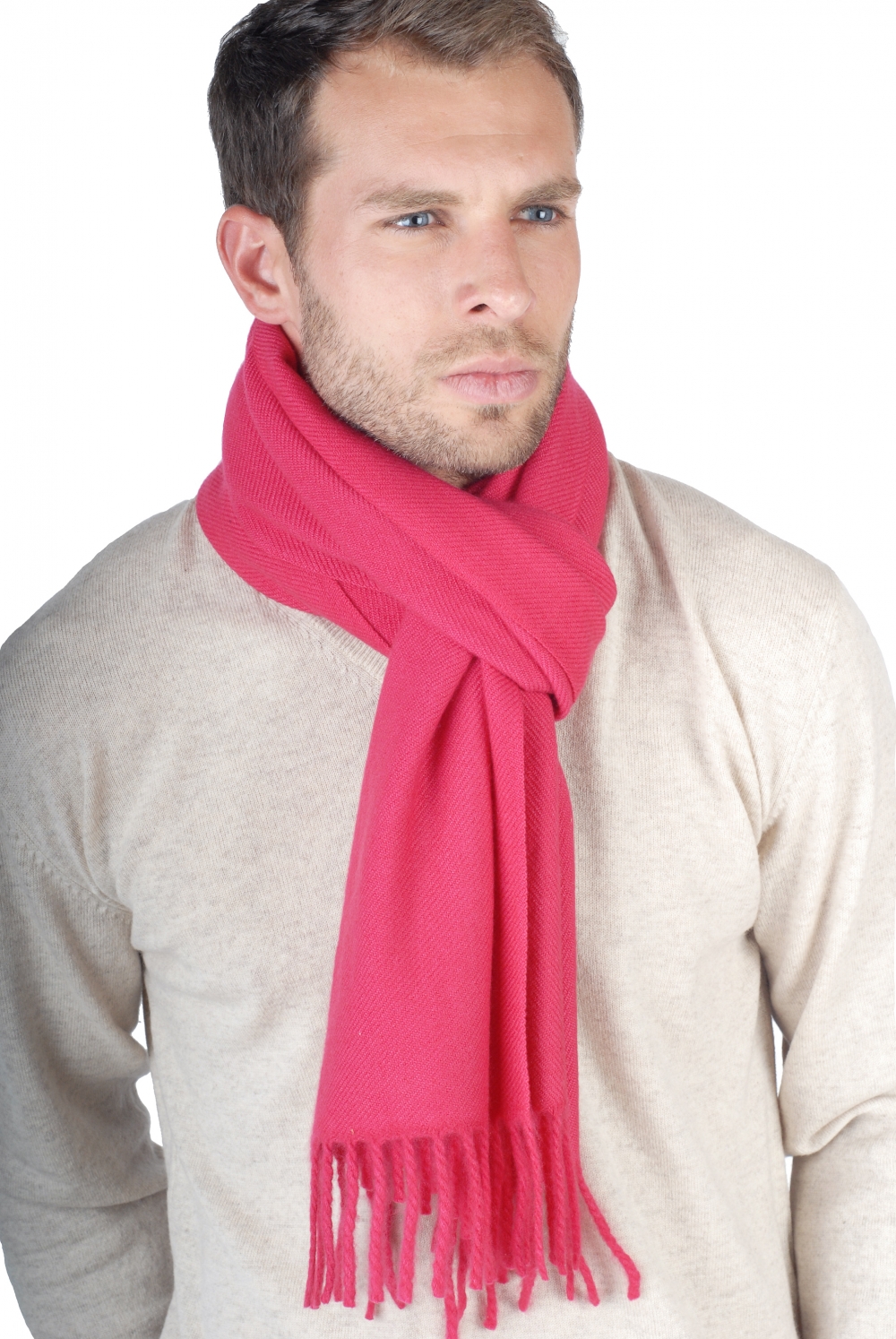 Cashmere accessori sciarpe foulard zak200 rosa passione 200 x 35 cm