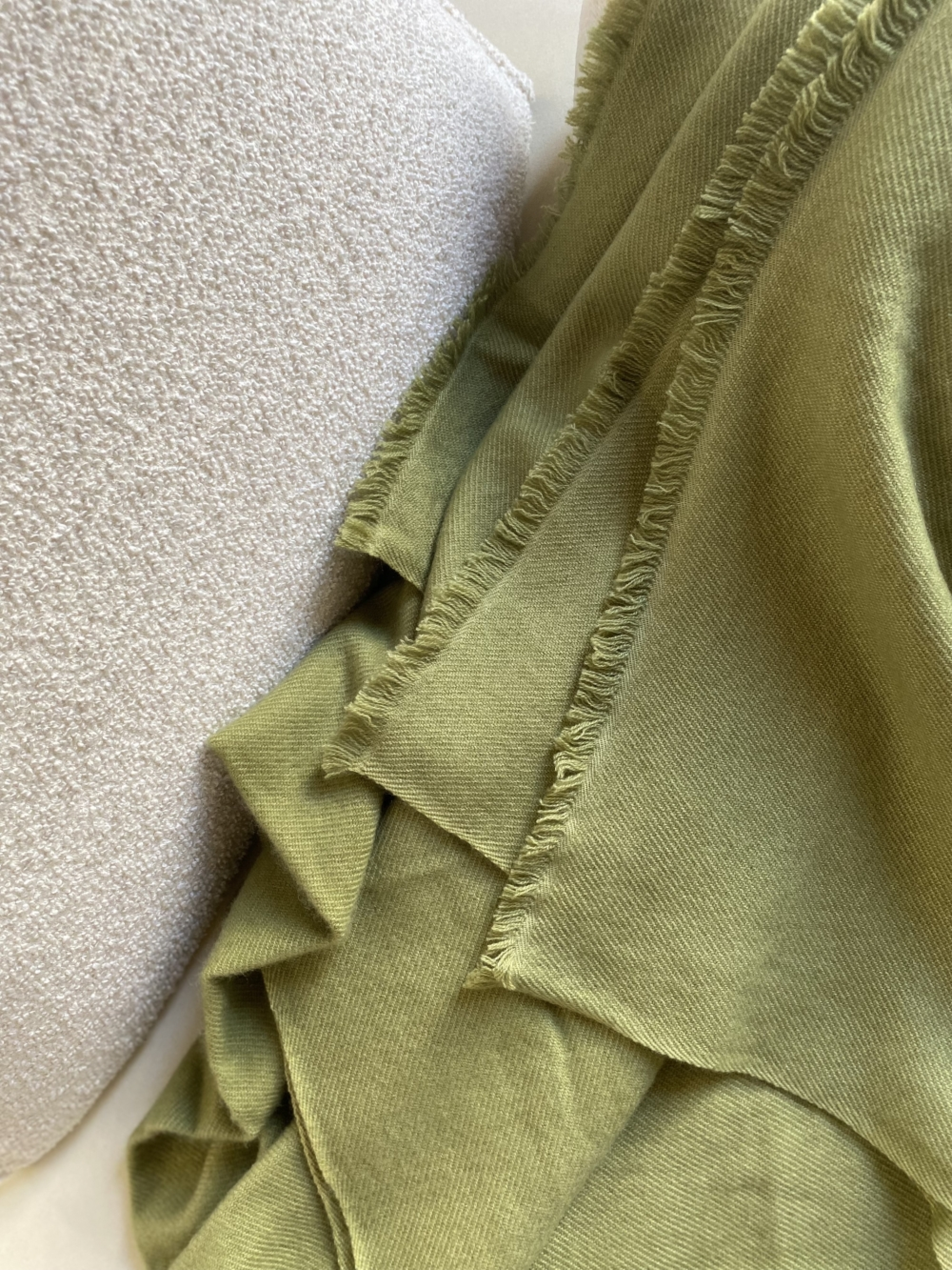 Cashmere accessori toodoo plain m 180 x 220 verde giungla 180 x 220 cm