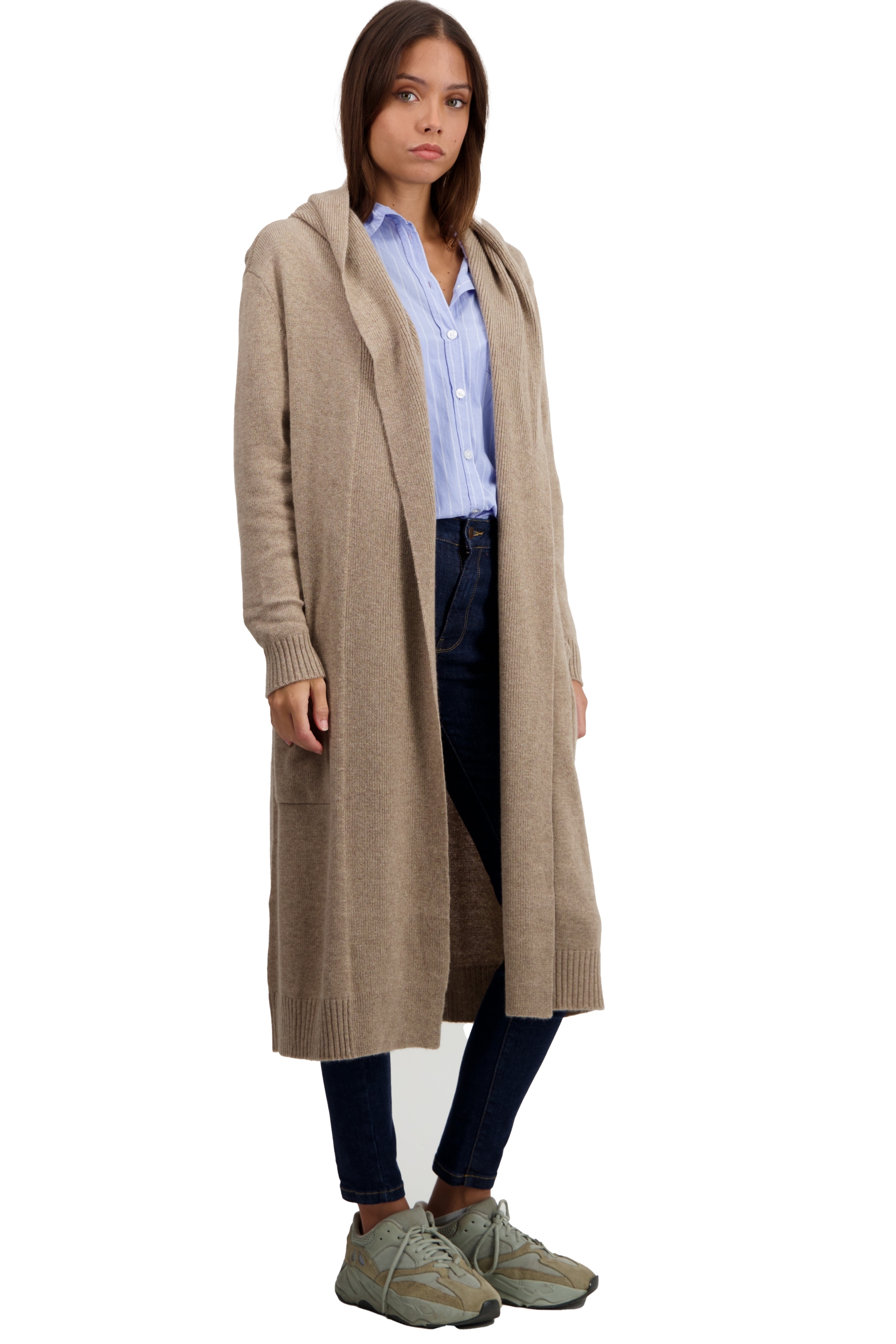 Cashmere cashmere donna cappotti thonon natural brown s