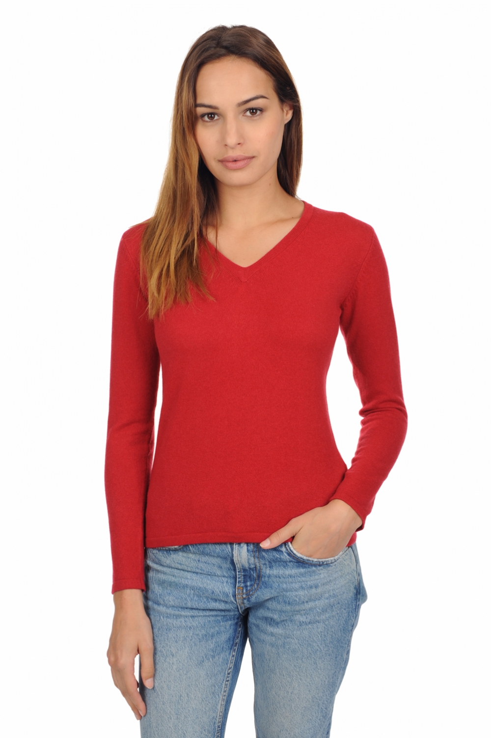 Cashmere cashmere donna collezione primavera estate emma rosso rubino 3xl