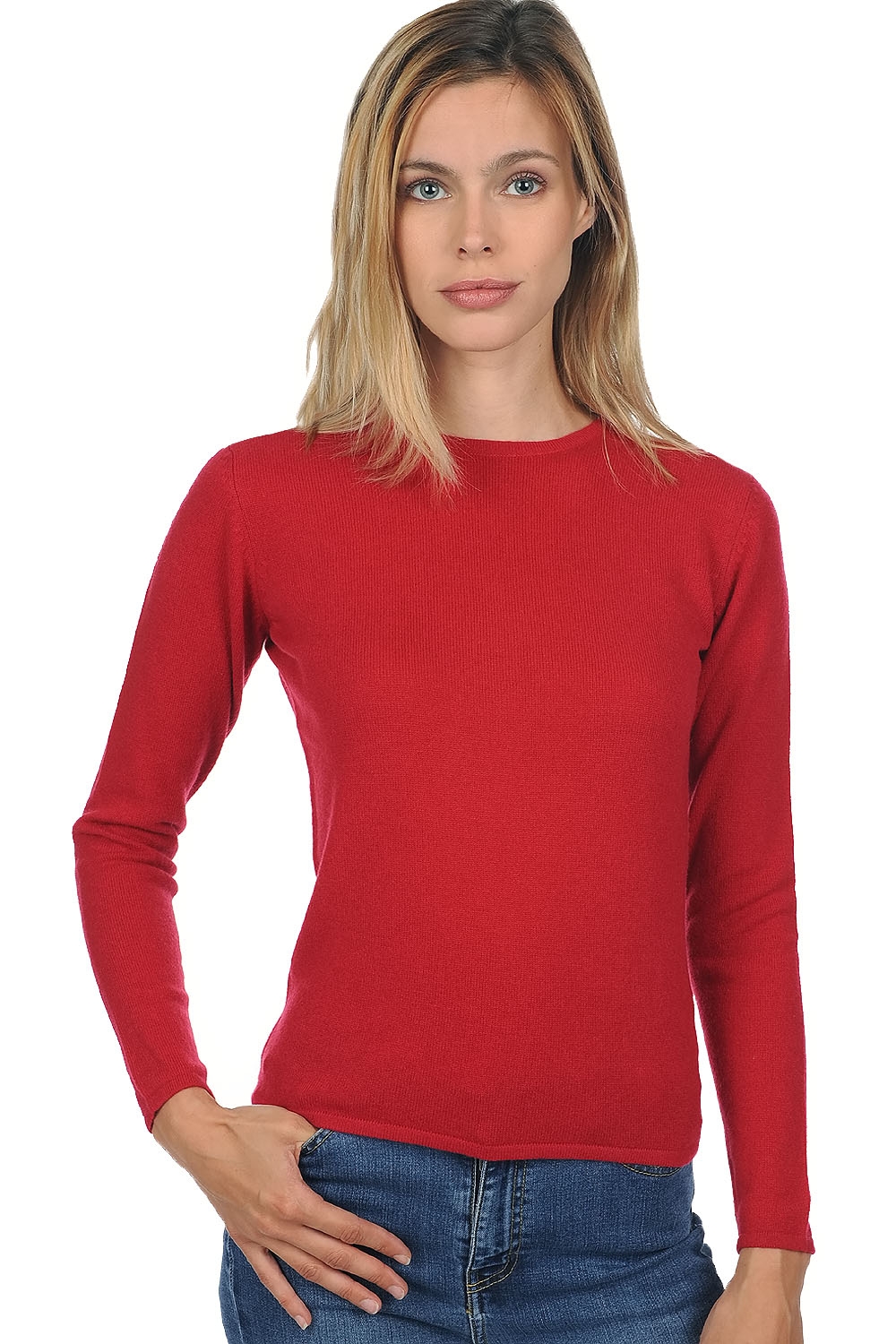 Cashmere cashmere donna collezione primavera estate line rosso rubino 3xl