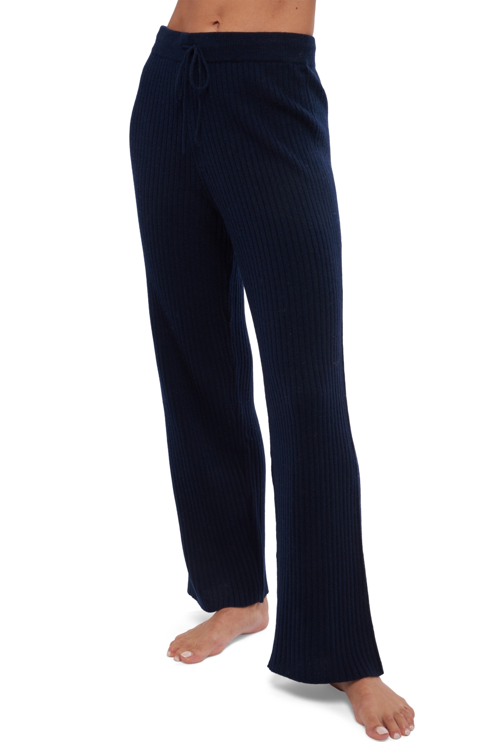 Cashmere cashmere donna pantaloni leggings avignon blu notte 2xl