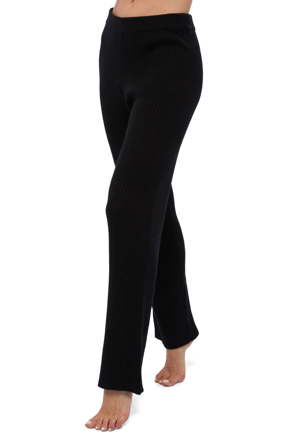 Cashmere cashmere donna pantaloni leggings avignon nero m