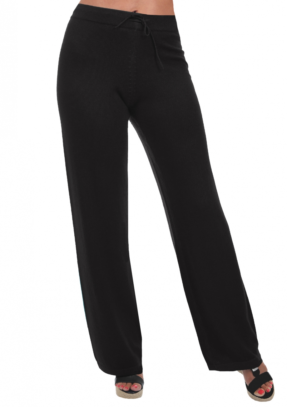 Cashmere cashmere donna pantaloni leggings malice nero 3xl