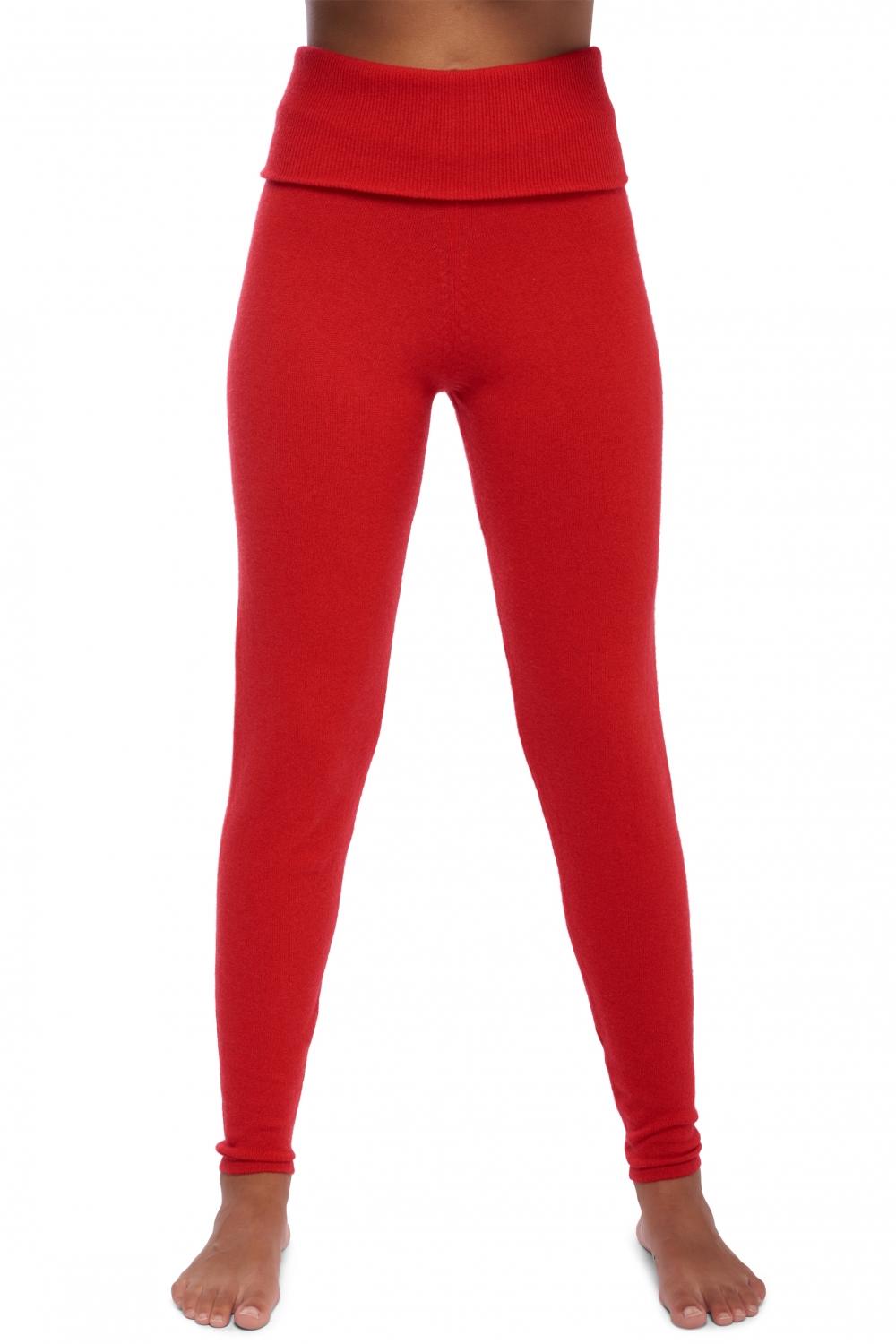 Cashmere cashmere donna pantaloni leggings shirley rouge m