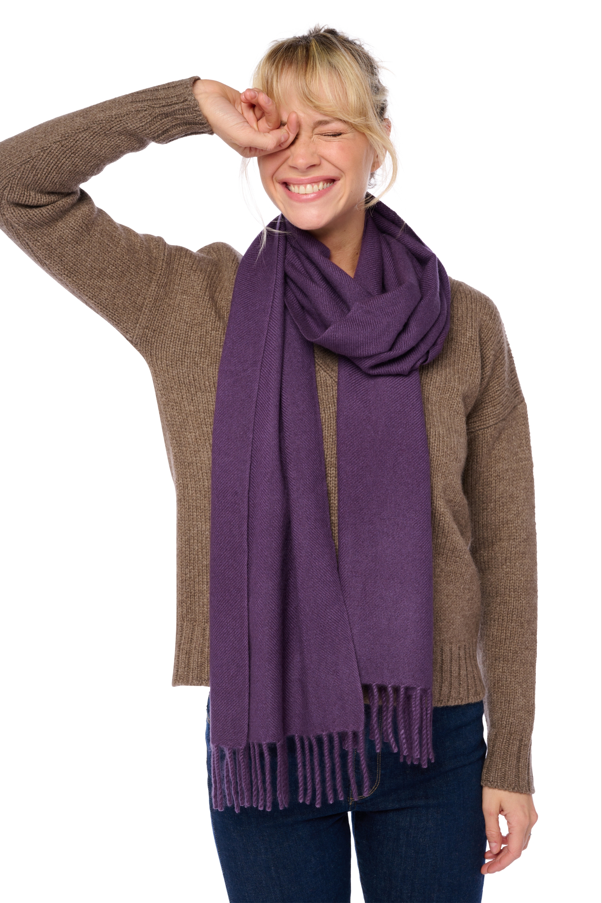 Cashmere cashmere donna sciarpe foulard kazu200 mora 200 x 35 cm