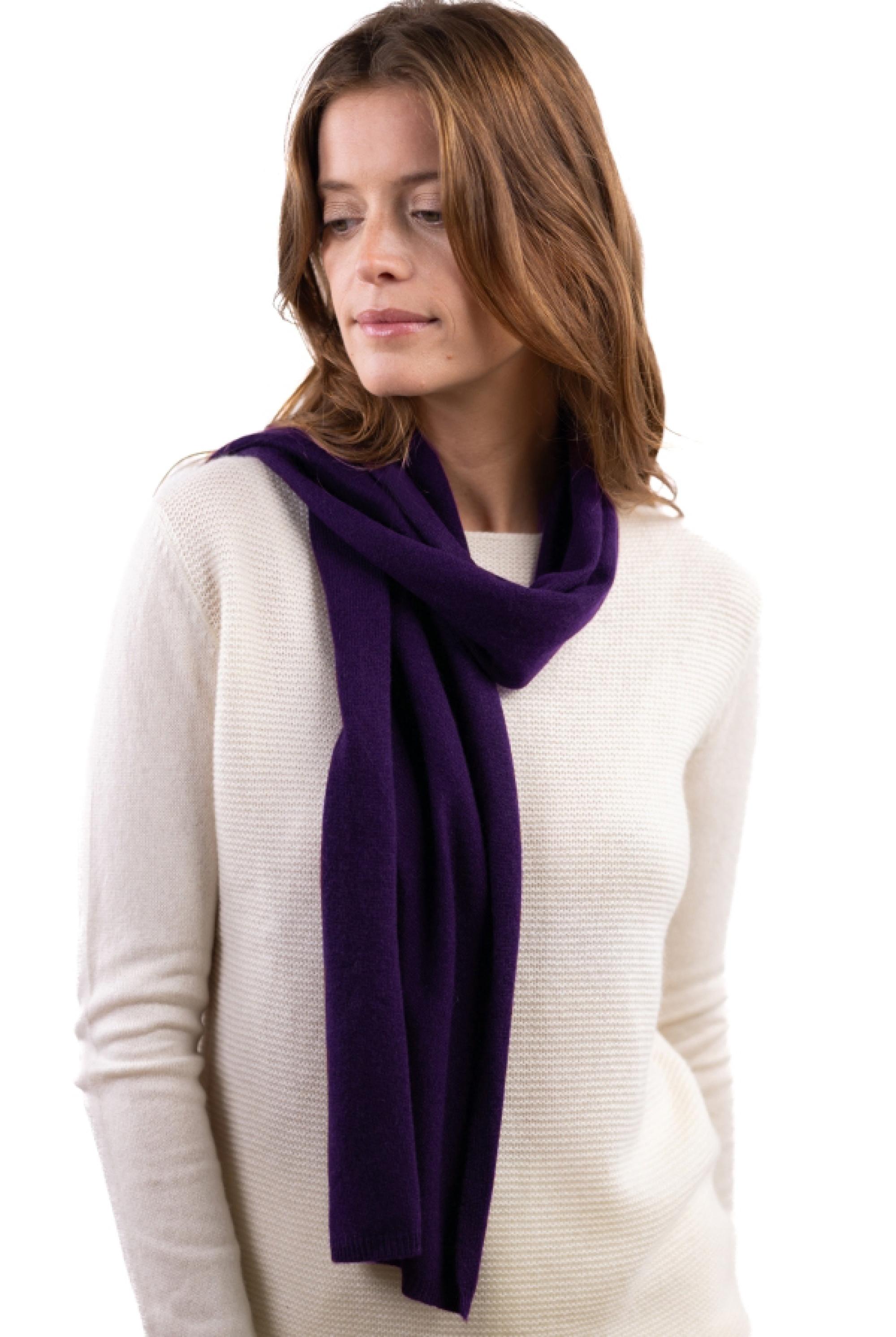 Cashmere cashmere donna sciarpe foulard ozone majesty 160 x 30 cm